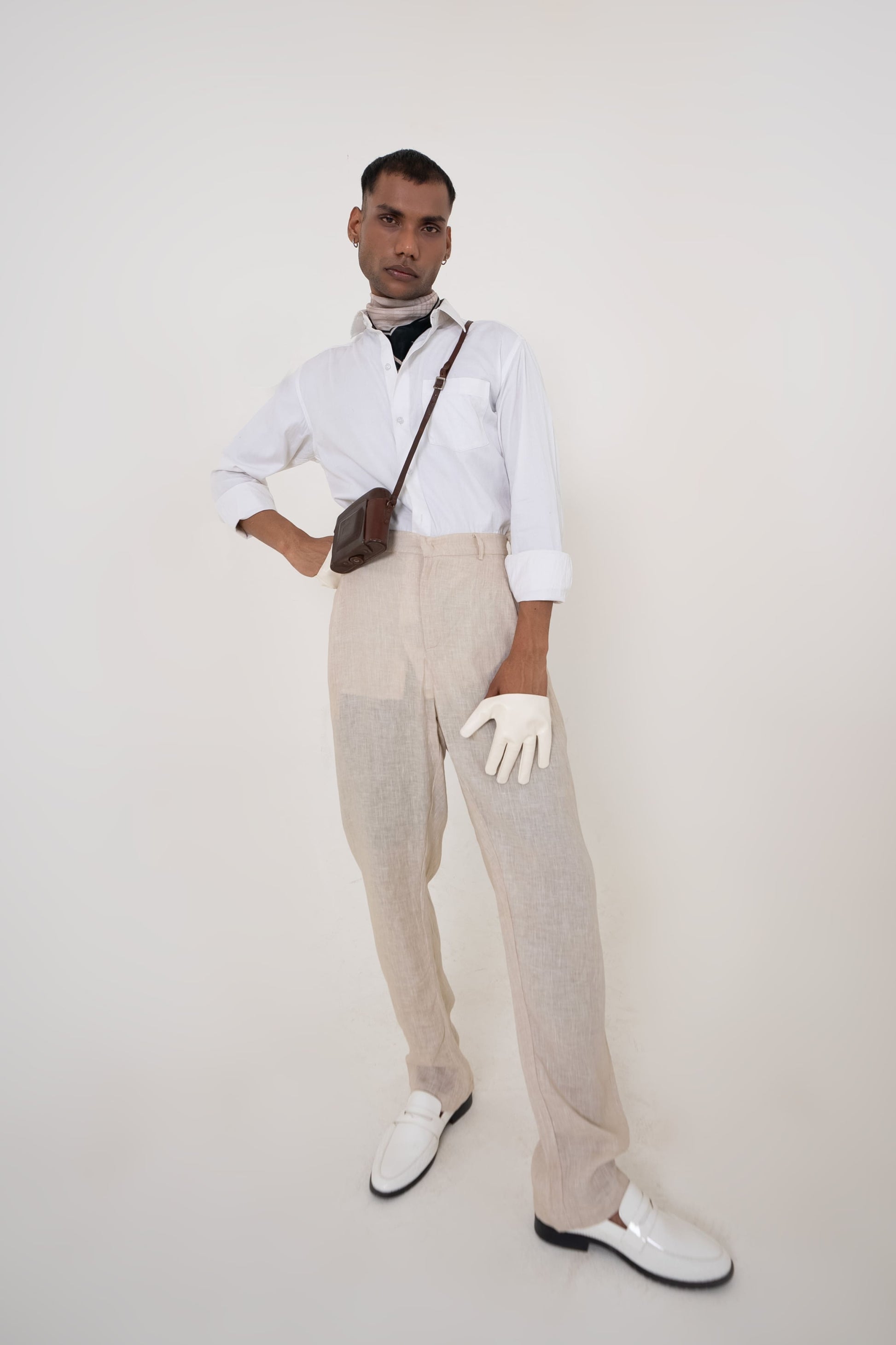 Lounge Linen Trouser - Tushe - Let’s not run after what’s fleeting.
