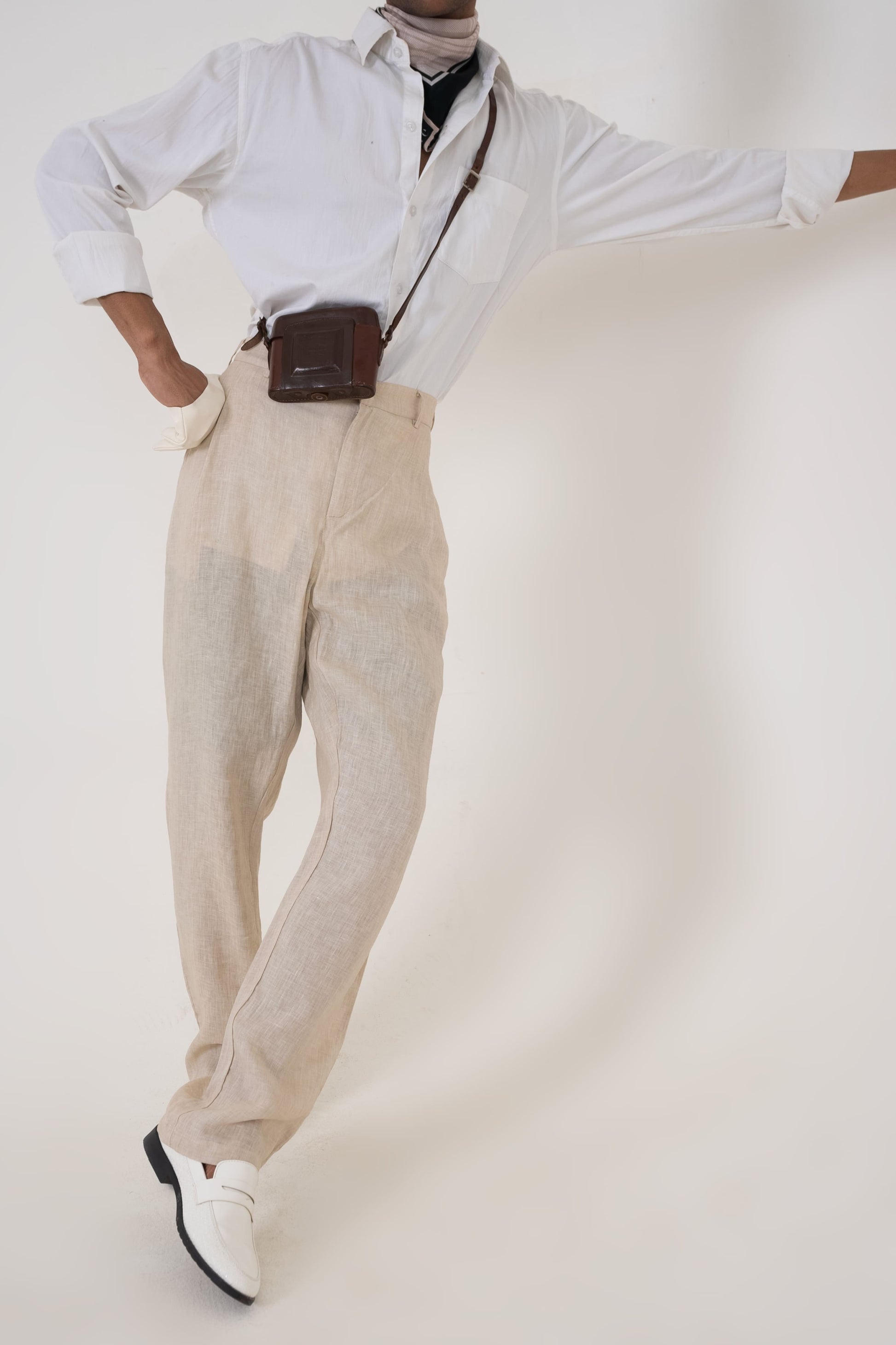 Lounge Linen Trouser - Tushe - Let’s not run after what’s fleeting.